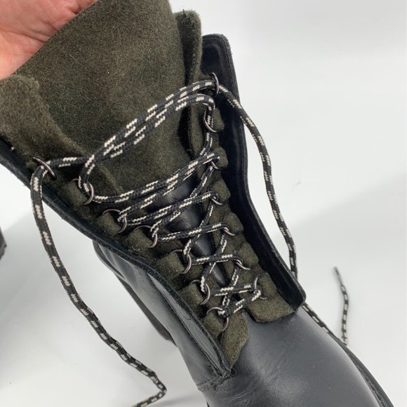 COPY - Shellys London Celee Lace Up Heeled Platform Ankle - Picture 9 of 12